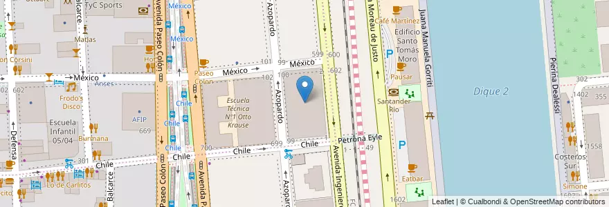 Mapa de ubicacion de Centro de Documentación Policía Federal, Montserrat en Argentina, Ciudad Autónoma De Buenos Aires, Comuna 1, Buenos Aires.
