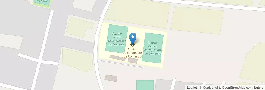 Mapa de ubicacion de Centro de Empleados de Comercio en Argentinien, Catamarca, Departamento Fray Mamerto Esquiú, Municipio De Fray Mamerto Esquiú, San Antonio.