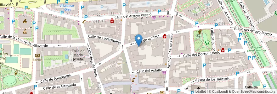 Mapa de ubicacion de Centro de enseñanza Hease en إسبانيا, منطقة مدريد, منطقة مدريد, Área Metropolitana De Madrid Y Corredor Del Henares, مدريد.