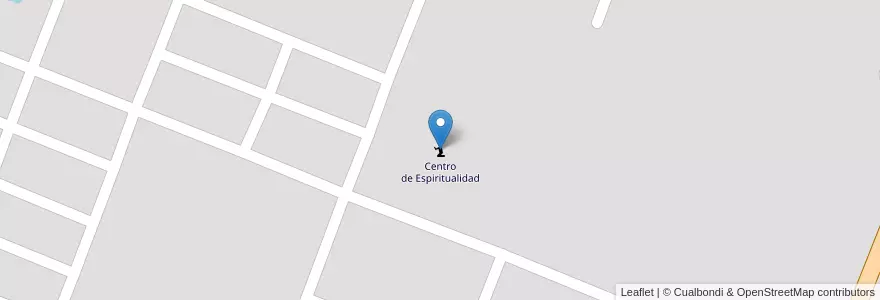 Mapa de ubicacion de Centro de Espiritualidad en Argentine, Chaco, Departamento Comandante Fernández, Municipio De Presidencia Roque Sáenz Peña, Presidencia Roque Sáenz Peña.