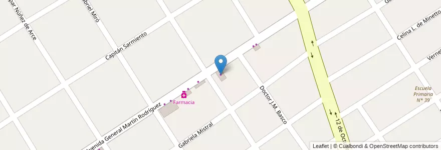 Mapa de ubicacion de Centro de Estética y Fitness en Arjantin, Buenos Aires, Partido De Lomas De Zamora, Villa Centenario.