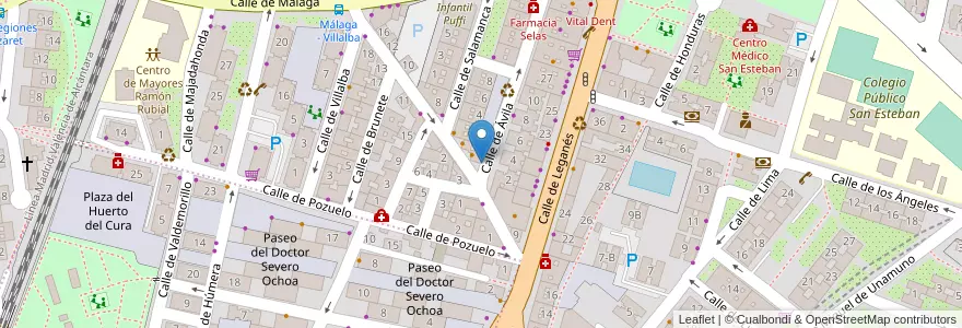 Mapa de ubicacion de Centro de Estudios Cervantes en Испания, Мадрид, Мадрид, Área Metropolitana De Madrid Y Corredor Del Henares, Fuenlabrada.