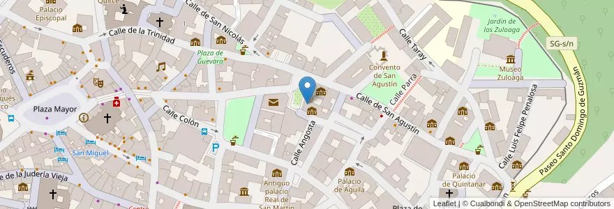 Mapa de ubicacion de Centro de Estudios Hispánicos en إسبانيا, قشتالة وليون, شقوبية, شقوبية.