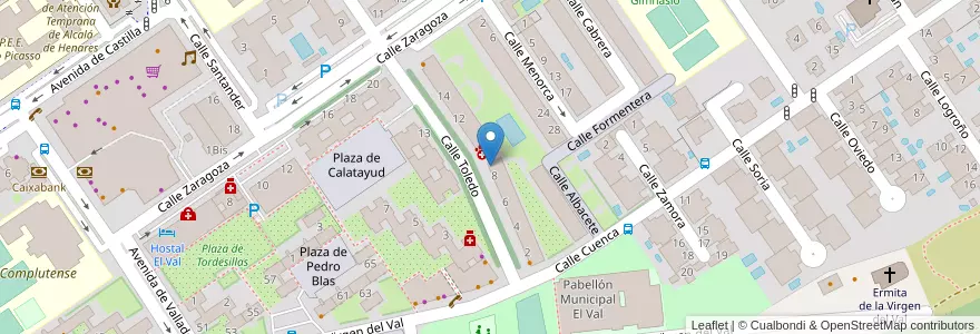Mapa de ubicacion de Centro de Estudios Newton en Spanje, Comunidad De Madrid, Comunidad De Madrid, Área Metropolitana De Madrid Y Corredor Del Henares, Alcalá De Henares.