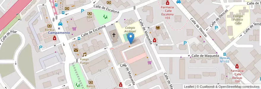 Mapa de ubicacion de Centro de Estudios Superiores Giner en 스페인, Comunidad De Madrid, Comunidad De Madrid, Área Metropolitana De Madrid Y Corredor Del Henares, 마드리드.