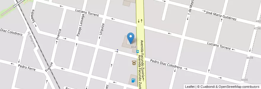 Mapa de ubicacion de Centro de eventos JS en 阿根廷, Santa Fe, Departamento La Capital, Santa Fe Capital, Santa Fe.