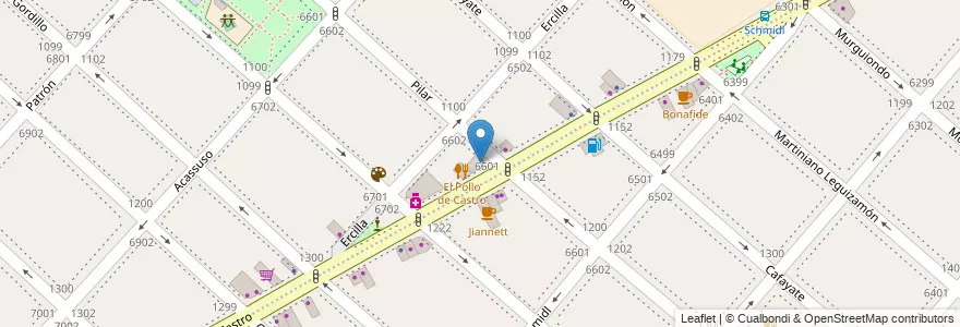 Mapa de ubicacion de Centro de Formación Profesional 10 Raúl Scalabrini Ortiz (anexo) - SEC, Liniers en آرژانتین, Ciudad Autónoma De Buenos Aires, Comuna 9, Buenos Aires.