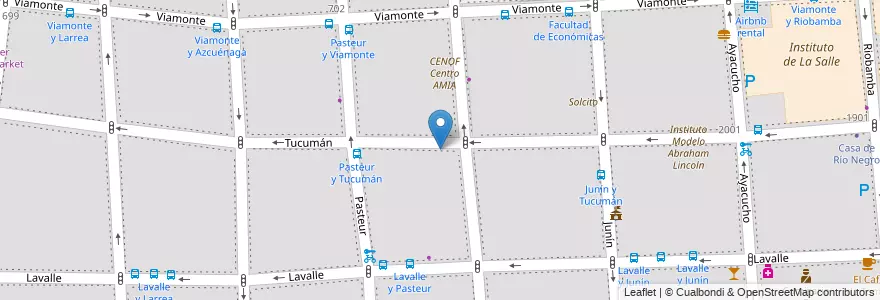 Mapa de ubicacion de Centro de Formación Profesional 12 Eva Perón - UTHGRA, Balvanera en 阿根廷, Ciudad Autónoma De Buenos Aires, Comuna 3, 布宜诺斯艾利斯.