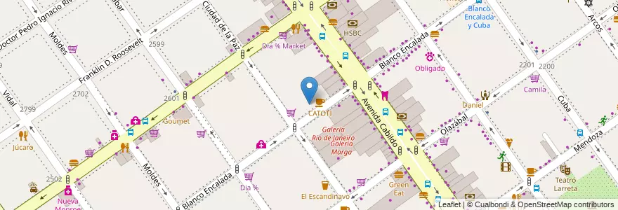 Mapa de ubicacion de Centro de Formación Profesional 26 (anexo), Belgrano en 阿根廷, Ciudad Autónoma De Buenos Aires, 布宜诺斯艾利斯, Comuna 13.