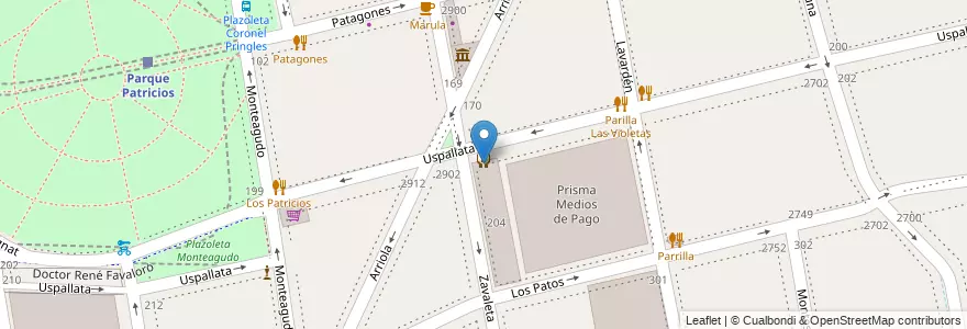 Mapa de ubicacion de Centro de Formación Profesional 36, Parque Patricios en 阿根廷, Ciudad Autónoma De Buenos Aires, Comuna 4, 布宜诺斯艾利斯.