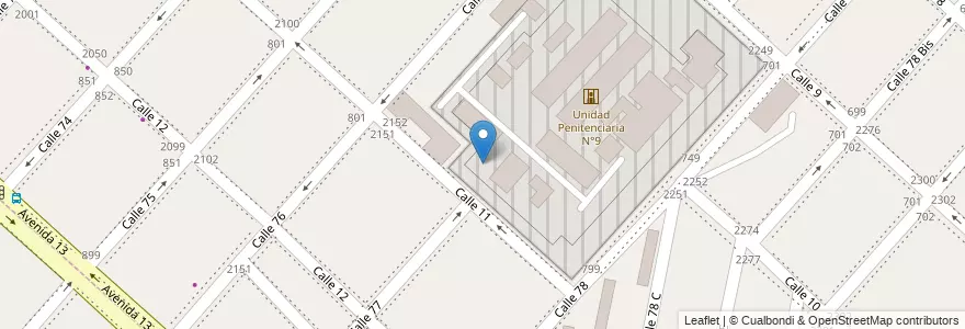 Mapa de ubicacion de Centro de Formación Profesional N° 404, Villa Elvira en Arjantin, Buenos Aires, Partido De La Plata, Villa Elvira.