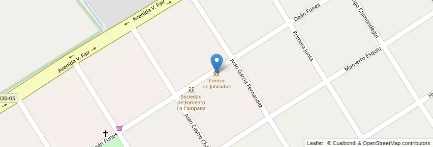 Mapa de ubicacion de Centro de Jubilados en Argentine, Province De Buenos Aires, Partido De Esteban Echeverría, Monte Grande.
