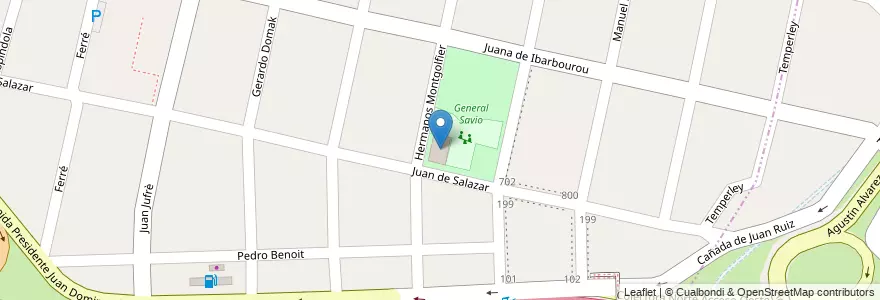 Mapa de ubicacion de Centro de Jubilados en Argentinien, Provinz Buenos Aires, Partido De Hurlingham, Villa Tesei.