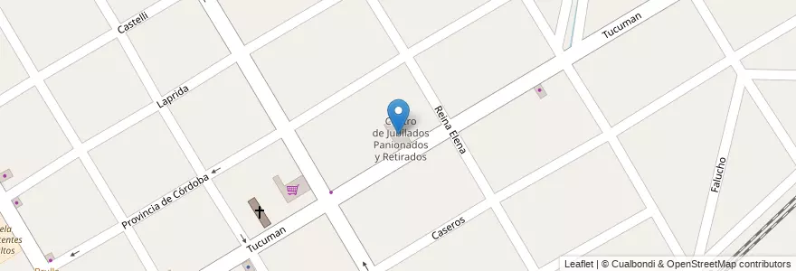 Mapa de ubicacion de Centro de Jubilados Panionados y Retirados en Argentinië, Buenos Aires, Partido De Ezeiza, Ezeiza.