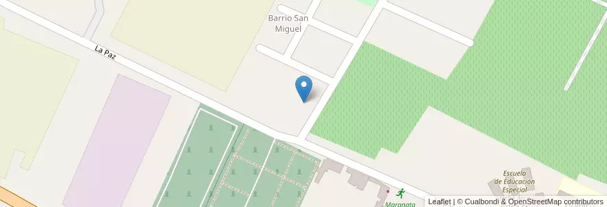 Mapa de ubicacion de Centro de Jubilados Unión y Esperanza en アルゼンチン, サンフアン州, チリ, Albardón.