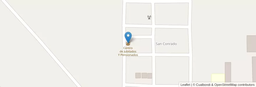 Mapa de ubicacion de Centro de Jubilados Y Pensionados en Arjantin, Misiones, Departamento Eldorado, Municipio De 9 De Julio.