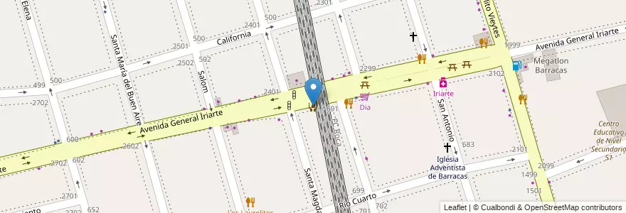 Mapa de ubicacion de Centro de Jubilados y Pensionados Barracas, Barracas en Argentinien, Ciudad Autónoma De Buenos Aires, Partido De Avellaneda, Comuna 4, Buenos Aires.