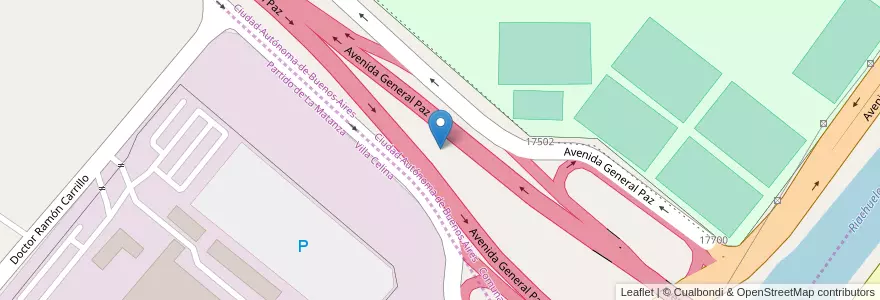 Mapa de ubicacion de Centro de Monitoreo Anillo Digital Sur en Argentine, Ciudad Autónoma De Buenos Aires, Buenos Aires, Comuna 8.