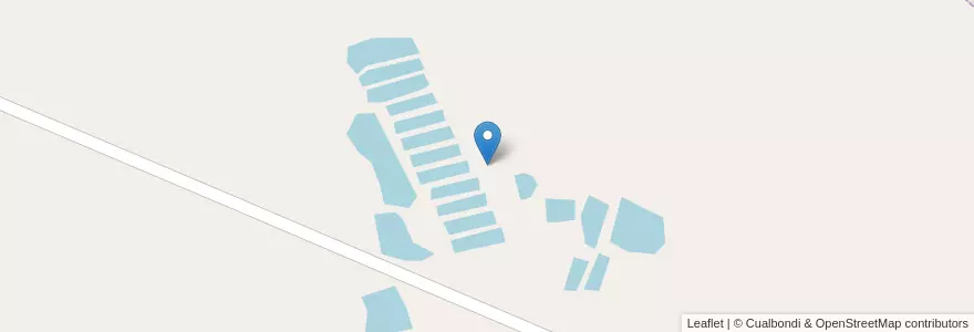 Mapa de ubicacion de Centro de Piscicultura Intensiva de La Cooperativa Alto Uruguay Limitada en Argentina, Misiones, Departamento Veinticinco De Mayo, Municipio De Veinticinco De Mayo.