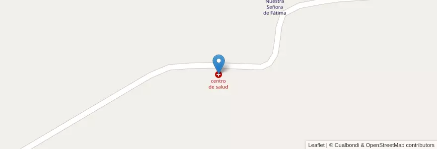 Mapa de ubicacion de centro de salud en 阿根廷, 恩特雷里奥斯省, Departamento Nogoyá, Distrito Crucecitas.