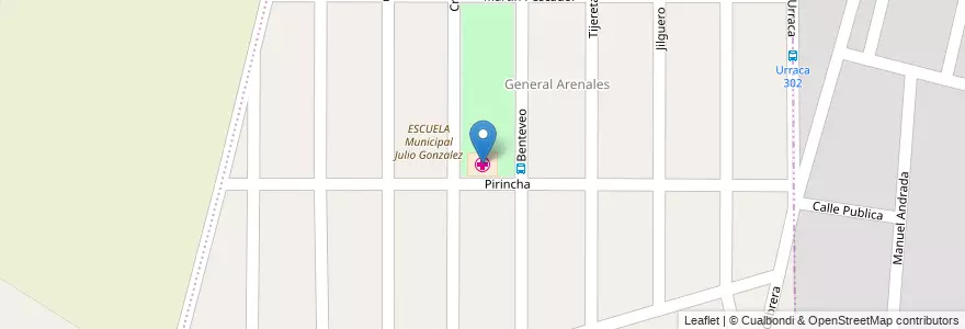 Mapa de ubicacion de Centro de Salud en الأرجنتين, Córdoba, Departamento Capital, Pedanía Capital, Córdoba, Municipio De Córdoba.