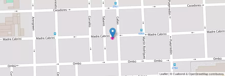 Mapa de ubicacion de Centro de Salud Elena Bazzet en Argentina, Santa Fe, Departamento Rosario, Municipio De Rosario, Rosário.