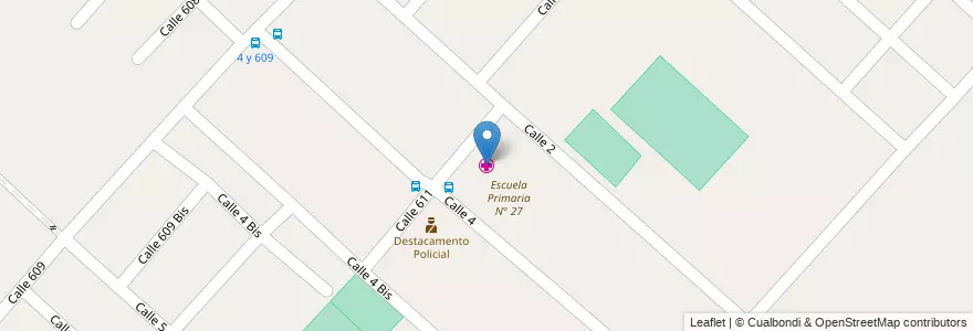 Mapa de ubicacion de Centro de Salud N° 19, Villa Elvira en Arjantin, Buenos Aires, Partido De La Plata, Villa Elvira.