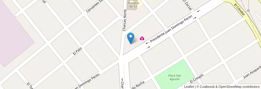 Mapa de ubicacion de Centro de Salud San Agustín en Arjantin, Buenos Aires, Partido De Almirante Brown, San Francisco Solano.