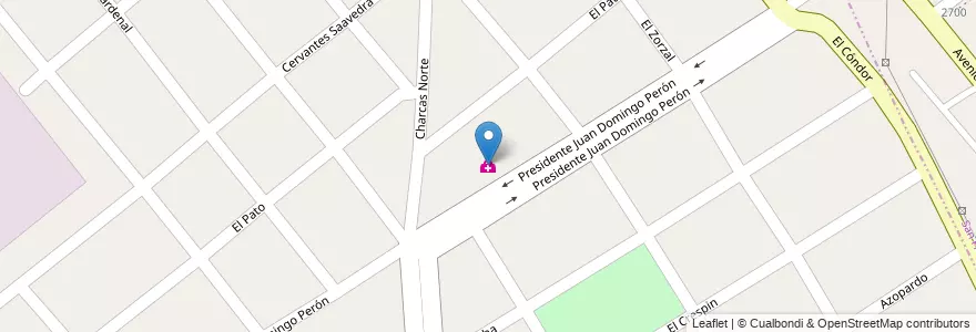 Mapa de ubicacion de Centro de Salud San Agustín en アルゼンチン, ブエノスアイレス州, Partido De Almirante Brown, San Francisco Solano.
