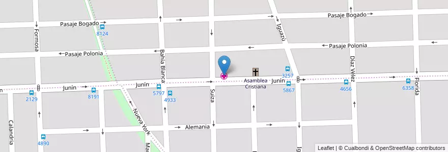 Mapa de ubicacion de Centro de Salud Vecinal Amor al Estudio en Argentina, Santa Fe, Departamento Rosario, Municipio De Rosario, Rosário.