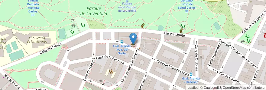 Mapa de ubicacion de Centro de Servicios Sociales Vicente Ferrer en Spain, Community Of Madrid, Community Of Madrid, Área Metropolitana De Madrid Y Corredor Del Henares, Madrid.