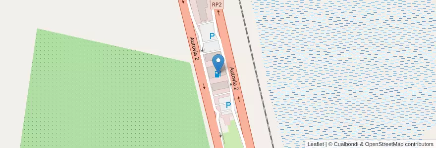 Mapa de ubicacion de Centro de sevicios YPF en Argentine, Province De Buenos Aires, Partido De Dolores.