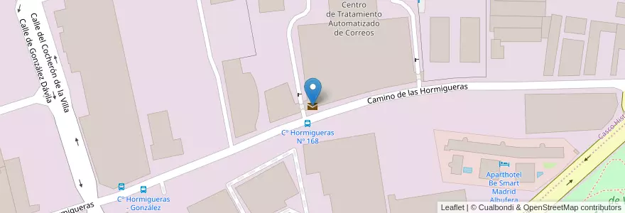 Mapa de ubicacion de Centro de Tratamiento Automatizado en スペイン, マドリード州, Comunidad De Madrid, Área Metropolitana De Madrid Y Corredor Del Henares, Madrid.