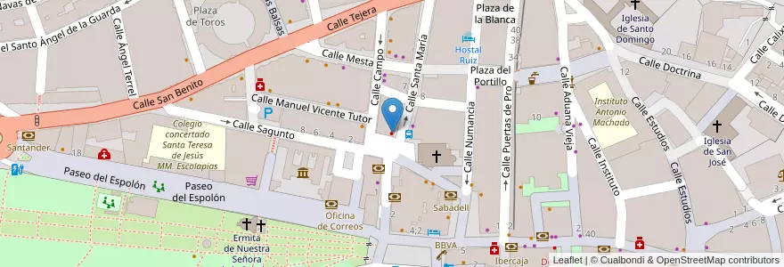 Mapa de ubicacion de Centro Dentista Milenium Soria en Испания, Кастилия И Леон, Soria, Soria, Comarca De Soria.