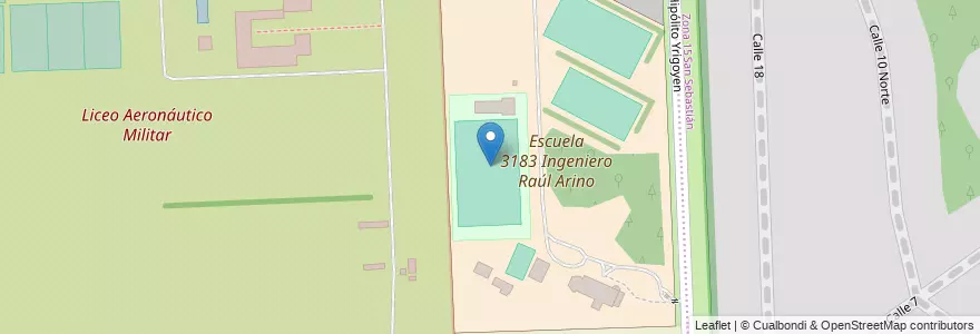 Mapa de ubicacion de Centro Deportivo Gran Rosario en Argentina, Santa Fe, Departamento Rosario, Municipio De Funes, Funes.