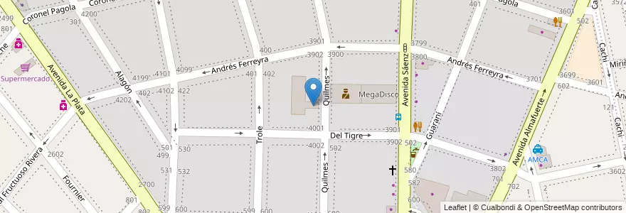 Mapa de ubicacion de Centro Educativo Complementario de Idiomas Extranjeros 19, Nueva Pompeya en آرژانتین, Ciudad Autónoma De Buenos Aires, Comuna 4, Buenos Aires.