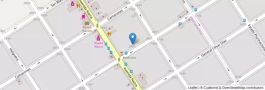 Mapa de ubicacion de Centro Educativo Complementario de Idiomas Extranjeros 23, Villa Santa Rita en アルゼンチン, Ciudad Autónoma De Buenos Aires, ブエノスアイレス, Comuna 11.