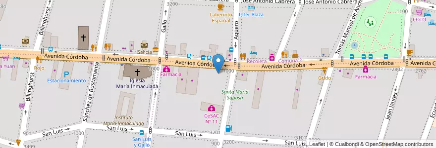 Mapa de ubicacion de Centro Educativo de Nivel Primario 05 - Arturo Ameghino, Balvanera en آرژانتین, Ciudad Autónoma De Buenos Aires, Buenos Aires.