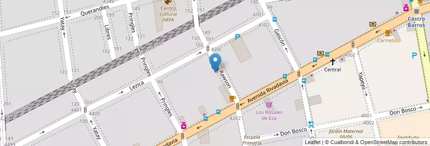 Mapa de ubicacion de Centro Educativo de Nivel Primario 14, Almagro en آرژانتین, Ciudad Autónoma De Buenos Aires, Comuna 5, Buenos Aires.