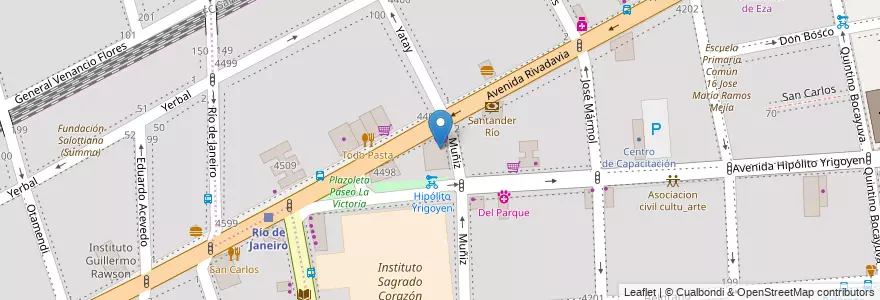 Mapa de ubicacion de Centro Educativo de Nivel Primario 31 - Hosp. de Odontología Doctor Jose Dueñas, Almagro en Argentina, Autonomous City Of Buenos Aires, Comuna 5, Autonomous City Of Buenos Aires.