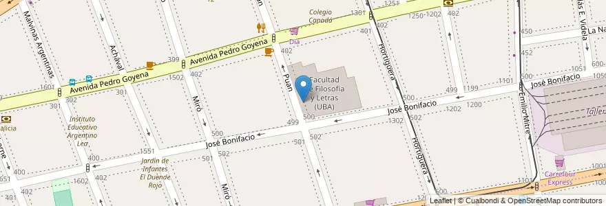 Mapa de ubicacion de Centro Educativo de Nivel Primario 33, Caballito en 아르헨티나, Ciudad Autónoma De Buenos Aires, Comuna 7, 부에노스아이레스, Comuna 6.