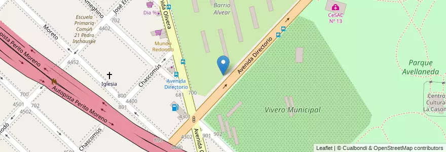 Mapa de ubicacion de Centro Educativo de Nivel Primario 66, Parque Avellaneda en Argentina, Autonomous City Of Buenos Aires, Comuna 9, Autonomous City Of Buenos Aires.