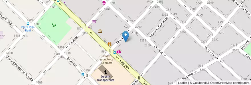 Mapa de ubicacion de Centro Educativo de Nivel Secundario 07, Villa Real en Argentina, Autonomous City Of Buenos Aires, Autonomous City Of Buenos Aires, Comuna 10.