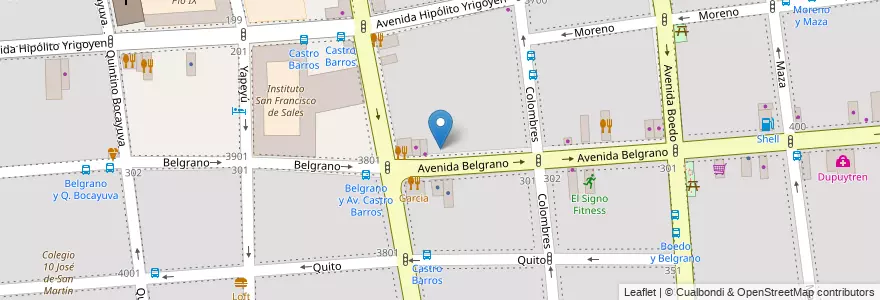 Mapa de ubicacion de Centro Educativo de Nivel Secundario 15, Almagro en Arjantin, Ciudad Autónoma De Buenos Aires, Comuna 5, Buenos Aires.