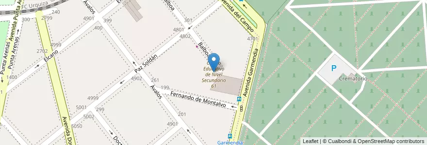 Mapa de ubicacion de Centro Educativo de Nivel Secundario 21, La Paternal en آرژانتین, Ciudad Autónoma De Buenos Aires, Buenos Aires, Comuna 15.