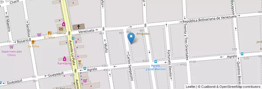 Mapa de ubicacion de Centro Educativo de Nivel Secundario 23, Almagro en アルゼンチン, Ciudad Autónoma De Buenos Aires, Comuna 5, ブエノスアイレス.