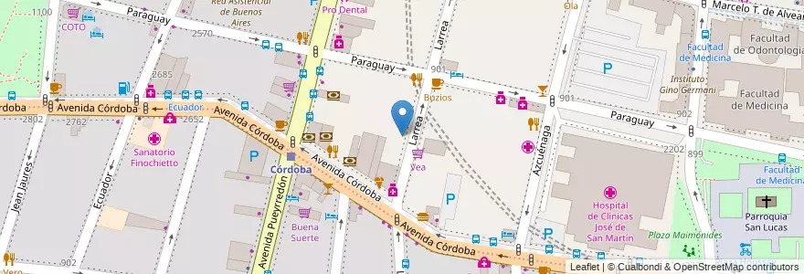 Mapa de ubicacion de Centro Educativo de Nivel Secundario 24, Recoleta en アルゼンチン, Ciudad Autónoma De Buenos Aires, Comuna 2, ブエノスアイレス.