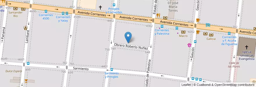 Mapa de ubicacion de Centro Educativo de Nivel Secundario 29, Almagro en 아르헨티나, Ciudad Autónoma De Buenos Aires, Comuna 5, 부에노스아이레스.