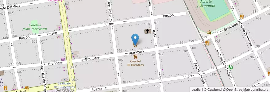 Mapa de ubicacion de Centro Educativo de Nivel Secundario 39, Boca en Arjantin, Ciudad Autónoma De Buenos Aires, Comuna 4, Buenos Aires.