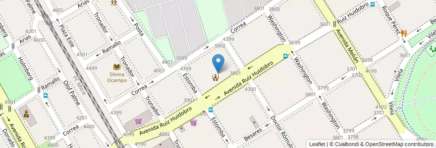 Mapa de ubicacion de Centro Educativo de Nivel Secundario 53, Saavedra en Arjantin, Ciudad Autónoma De Buenos Aires, Comuna 12, Buenos Aires, Vicente López.